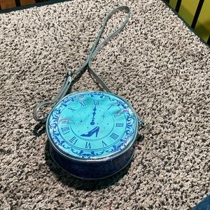 Disney Parks Cinderella Clock Crossbody Bag